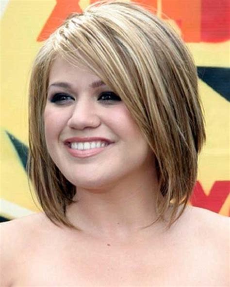 Inspirations Short Hairstyles For Fat Faces And Double Chins