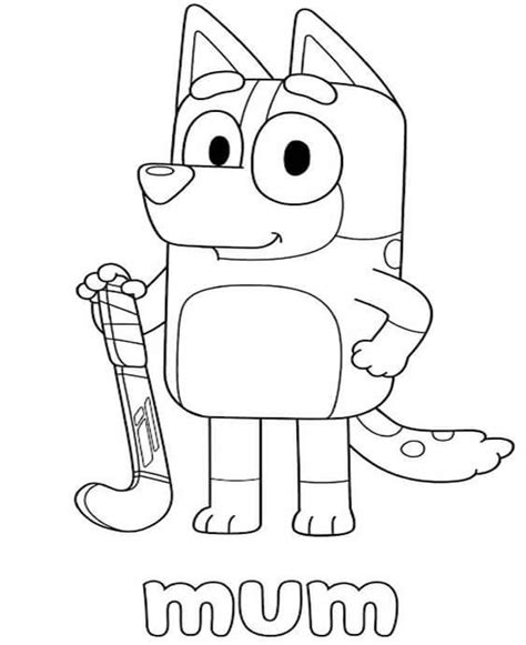 Free And Easy To Print Bluey Coloring Pages Coloring Pages For Kids