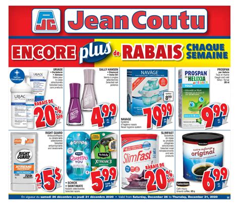 Circulaire Jean Coutu De La Semaine Prochaine Promotion