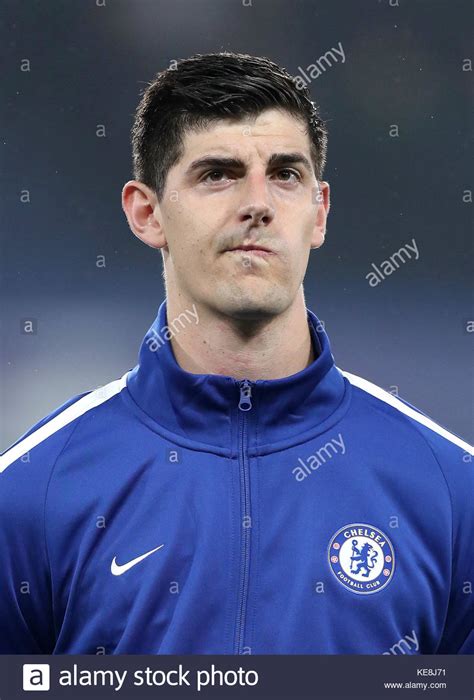 Chelsea Goalkeeper Thibaut Courtois During The Uefa Champions League