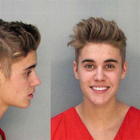 Mugshots Of The Rich And Famous Justin Bieber