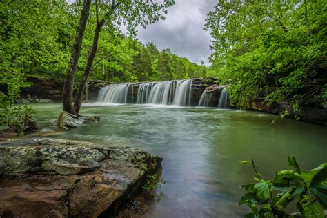 Falling Water Falls Ozark National Forest Near Ben Hur Arkansas Oc