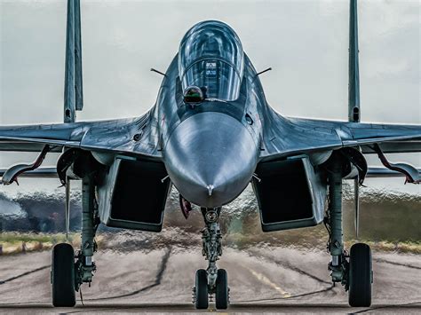 Wallpaper Sukhoi Su 30mki Fighter Front View 1920x1200 Hd Picture Image