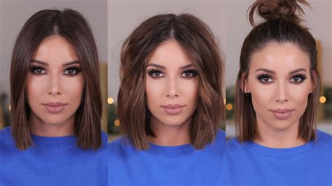 3 Easy Ways To Style Short Hair Youtube