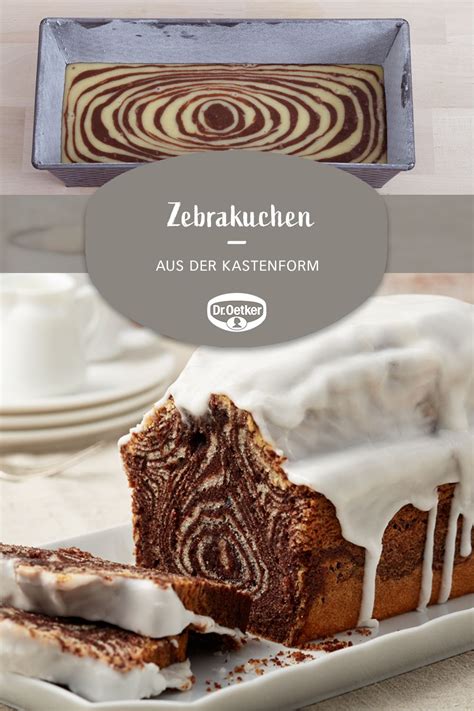 Der fertige zitronenkuchen schmeckt bei uns allen. Zebrakuchen aus der Kastenform | Rezept in 2020 ...