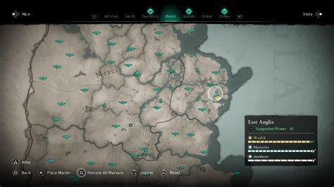 Assassins Creed Valhalla Gear East Anglia Secrets Locations