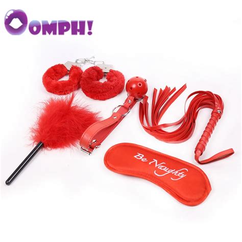 Oomph Pcs Set Sex Toys SM Adult Bondage Kit Plush Restraint System Bedroom Fun For Couple Play