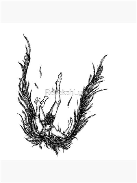 Icarus Art Print By RebekahLynne Redbubble Small Thigh Tattoos