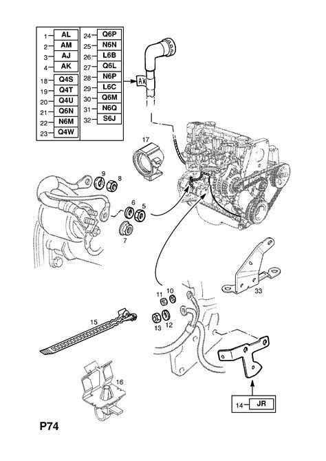 opel astra g zafira a engine wiring harness contd opel epc online