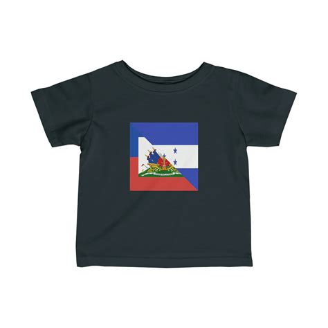 Infant Haitian Honduran Half Haiti Honduras Flag Toddler Tee Etsy