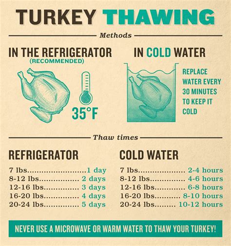Thawed turkeys require about 15 minutes of cook time for every pound of meat. Thanksgiving Turkey Guide Infographics | Thanksgiving ...
