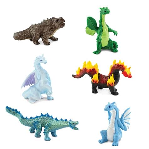 Safari Ltd Toob Dragons Of The Elements Mythological Michaels