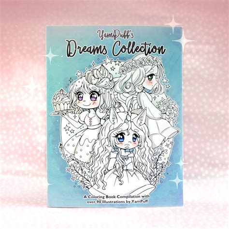 Yampuffs Dreams Collection A Coloring Book Compilation With Over 90