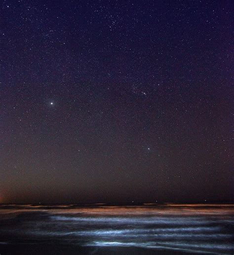 Night Sky At Galveston Beach Texas By Mkphotonet Chronicles Of A Love