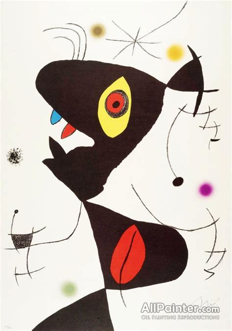 Joan Miró Oda A Joan Miro One Plate Oil Painting Reproductions For Sale Allpainter Online Gallery