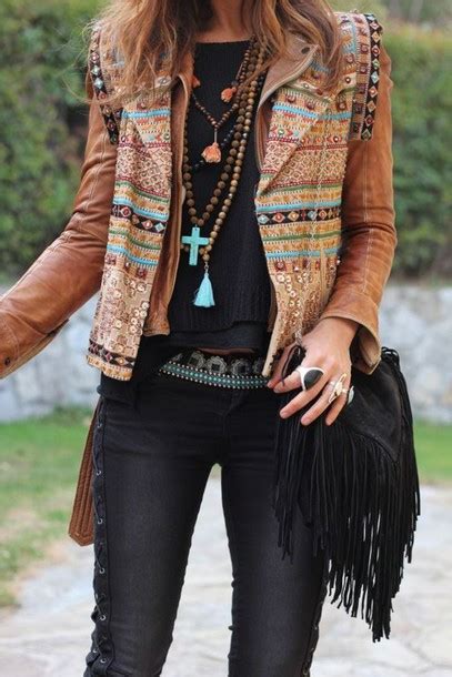 Jacket Boho Chic Bohemian Gypsy Boho Floral Chiffon Embroidered