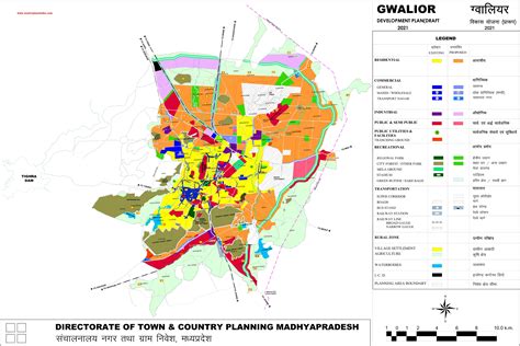 Gwalior Development Plan 2021 Map Draft Pdf Download Master Plans India