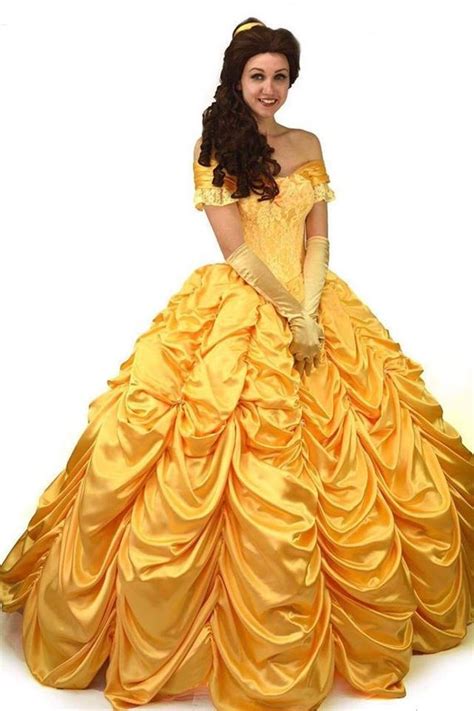Belle Cosplay Costume Princess Belle Dress Plus Size