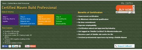 Vskills Certification For Maven Build Professional Assesses The