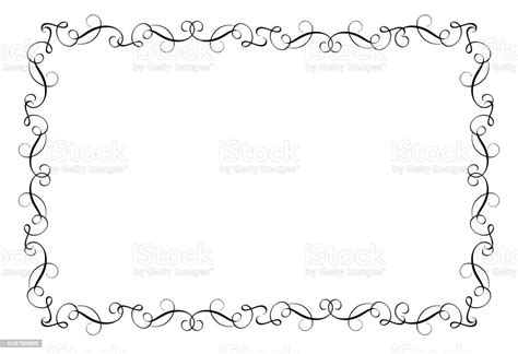 Decorative Frame And Borders Art Calligraphy Lettering Vector