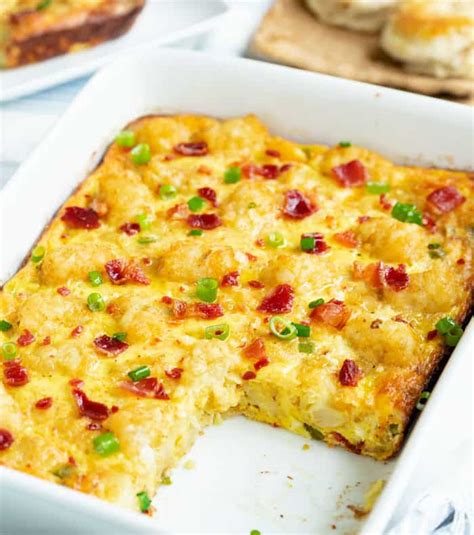 Pioneer Woman Tater Tot Breakfast Casserole Loaded Tater Tot