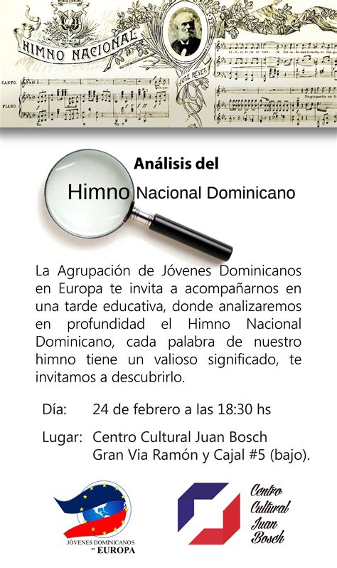 Análisis Del Himno Nacional Dominicano Consulado De La República
