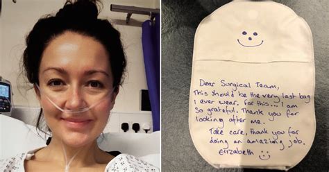 Woman Writes Emotional Letter To Doctors On Final Colostomy Bag Before