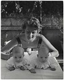 [Ingrid Bergman with her baby twins daughters] | International Center ...