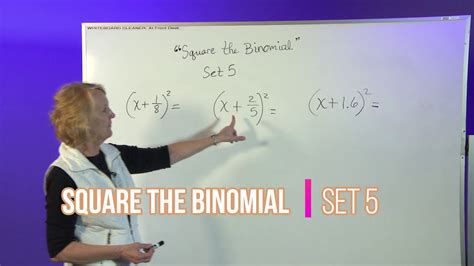 Square The Binomial Set 5 Youtube