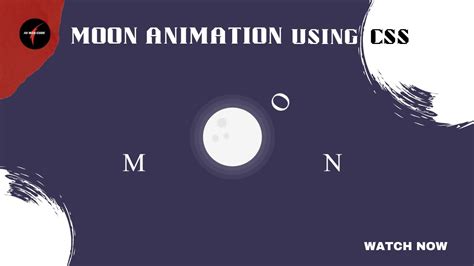 Moon Orbit Animation Using Css Youtube