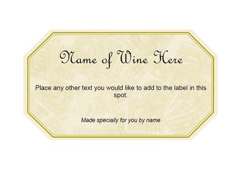40 Free Wine Label Templates Editable Templatearchive
