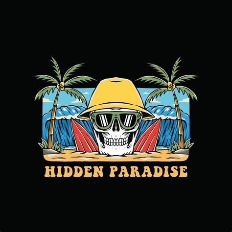 Hidden Paradise Illustration 16231159 Vector Art at Vecteezy