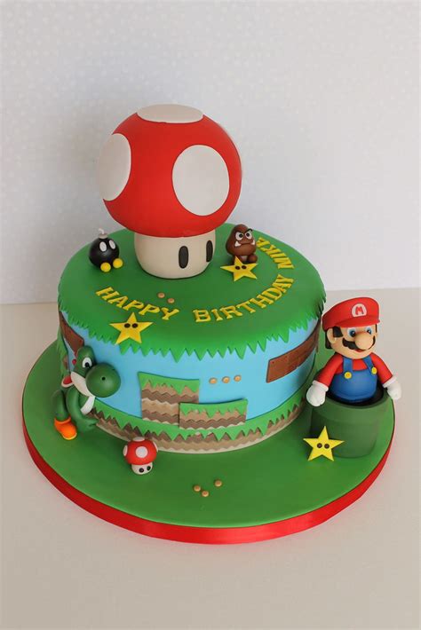 The cake is an item and recipe that appears in the paper mario series. Mario cake | Wanted to do one of these for ages and had so ...