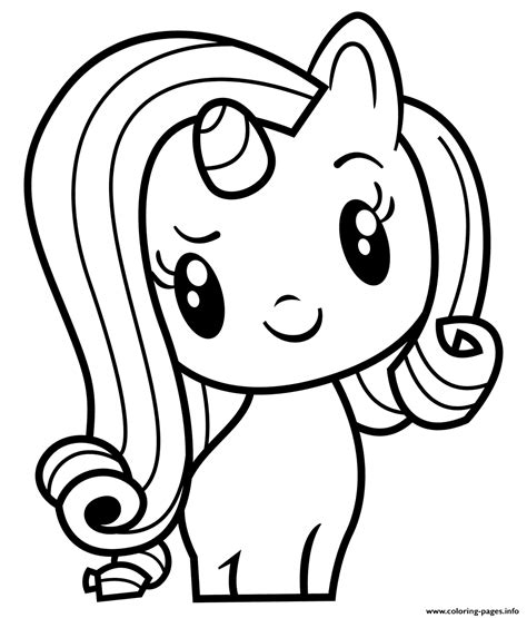 They are printable my little pony coloring pages for kids. Cute Pony MLP Rarity Coloring Pages Printable