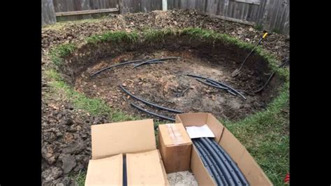 Self Installation Of Our In Ground Trampoline Youtube