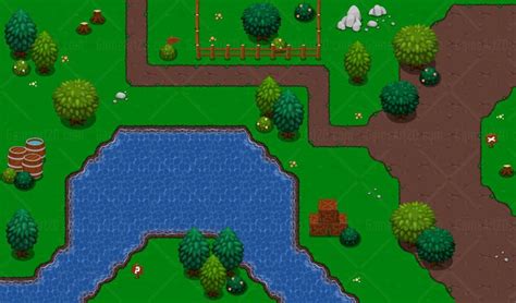 Game Level Maps Pack Game Art 2d