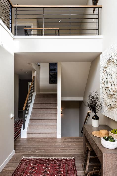 All Natural Elements Fill A Seattle Townhouse Entryway Inspiration