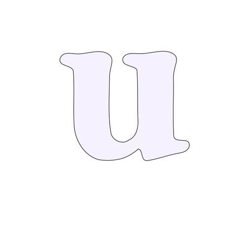 Lowercase U Openclipart