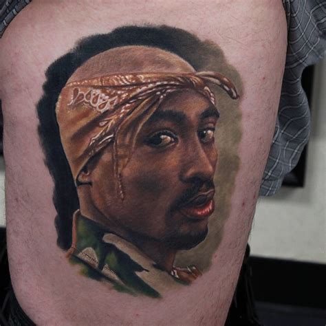 Portrait Tupac Tattoo Best Tattoo Ideas Gallery