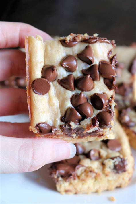 Easy Peanut Butter Chocolate Chip Bars Kindly Unspoken