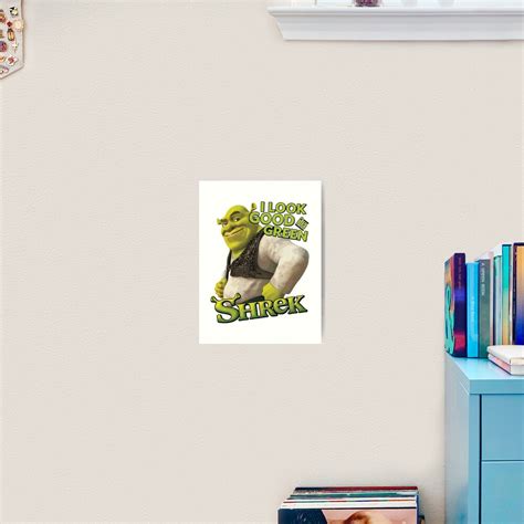 Sexy Shrek Shrek Meme Gesicht Shrek Wazowski Kunstdruck Von Ooskiedesign Redbubble