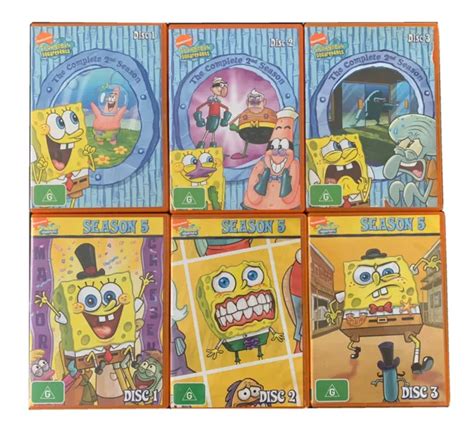 Spongebob Squarepants Complete Season 2 And Season 5 Dvd Set