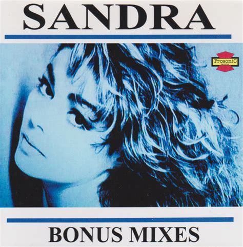 Sandra Bonus Mixes 2000 Cdr Discogs