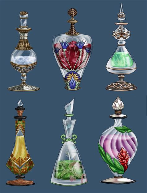 Bottle Designs By Furesiya Fantasy Props Bottle Design Magic Bottles