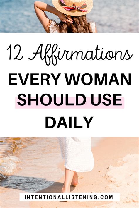 Powerful Affirmations Every Woman Should Use Affirmations For