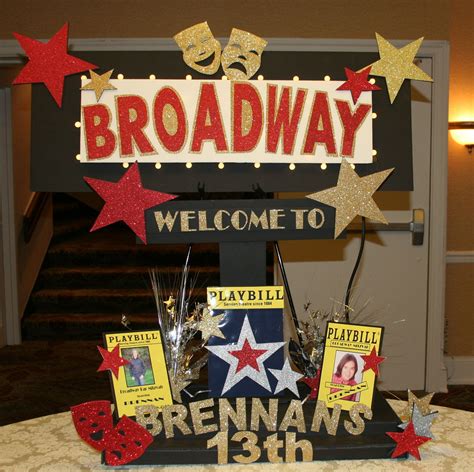 Broadway Musicals Party Broadway Theme Party Theatre Party Musical