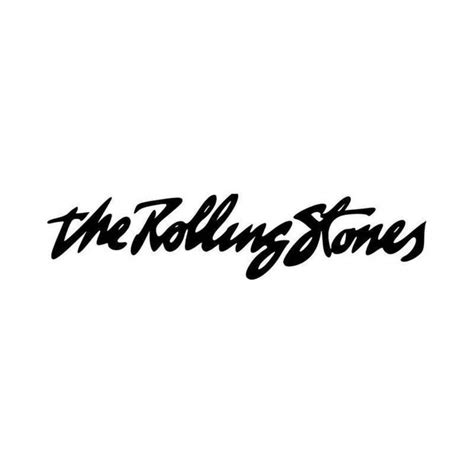 Buy The Rolling Stones Text Vinyl Decal Sticker Online