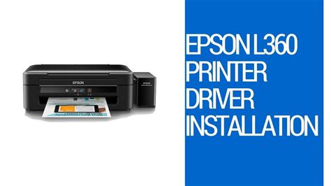 How to download and install driver on epson l360 without cd. Epson Printer drivers installation of L360 printer - YouTube