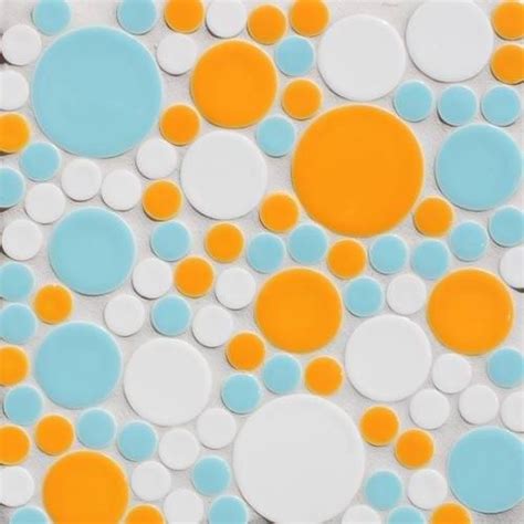 This Random Circle Mosaic Just Makes Me Happy Mosaic Ceramic Tiles