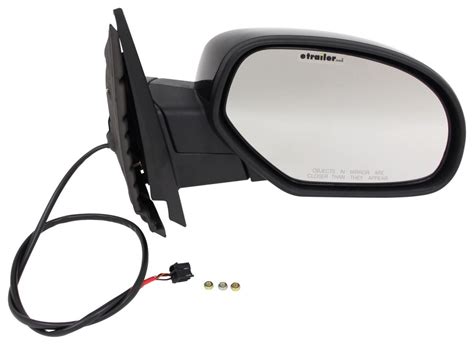 2013 Chevrolet Silverado K Source Replacement Side Mirror Electricheated Black Passenger Side